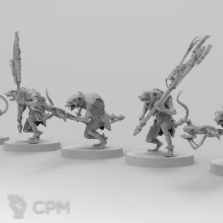 Описание картинки Skavenslaves от 3Д печать миниатюр по цене 225руб | Свободный Рынок Миниатюр - СРМ