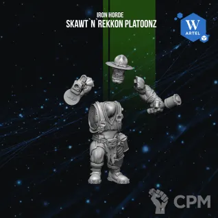 Описание картинки Skawt`n`Rekkon Platoonz от WebWay 3D по цене 2 150руб | Свободный Рынок Миниатюр - СРМ