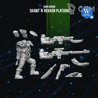 Описание картинки Skawt`n`Rekkon Platoonz от WebWay 3D по цене 2 150руб | Свободный Рынок Миниатюр - СРМ