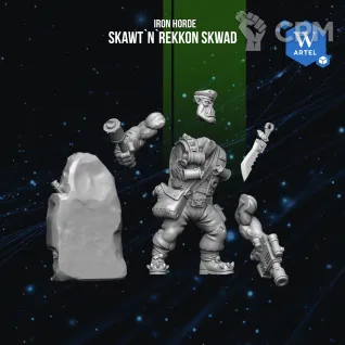 Описание картинки Skawt’n’Rekkon Skwad от Manufactorum76 по цене 1 400руб | Свободный Рынок Миниатюр - СРМ