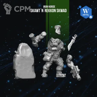 Описание картинки Skawt`n`Rekkon Skwad от WebWay 3D по цене 1 550руб | Свободный Рынок Миниатюр - СРМ