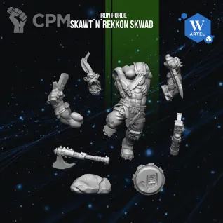 Описание картинки Skawt’n’Rekkon Skwad от Manufactorum76 по цене 1 400руб | Свободный Рынок Миниатюр - СРМ