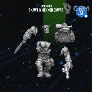 Описание картинки Skawt`n`Rekkon Skwad от WebWay 3D по цене 1 550руб | Свободный Рынок Миниатюр - СРМ
