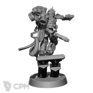 Описание картинки Blood Angels Lemartes / Chaplain With Jump Pack от 3Д печать миниатюр по цене 580руб | Свободный Рынок Миниатюр - СРМ