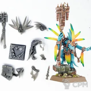 Описание картинки Skink Starpriest от LooneShroomFoundry по цене 578руб | Свободный Рынок Миниатюр - СРМ
