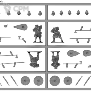 Описание картинки Victrix  Huscarls (Late Saxons/Anglo Danes) Полови от Base 28 по цене 2 149руб | Свободный Рынок Миниатюр - СРМ