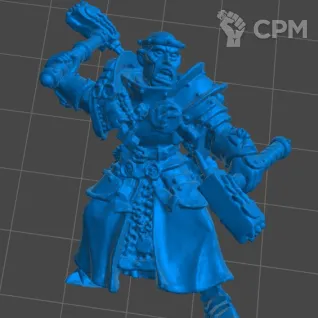 Описание картинки Warrior Priest of Sigmar от 3Д-Печка по цене 250руб | Свободный Рынок Миниатюр - СРМ