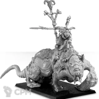 Описание картинки Warlord on Broodhorror (скан) от 3Д-Печка по цене 1 900руб | Свободный Рынок Миниатюр - СРМ