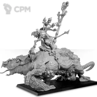 Описание картинки Warlord on Broodhorror (скан) от 3Д-Печка по цене 1 900руб | Свободный Рынок Миниатюр - СРМ