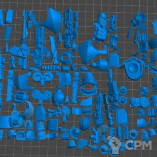Описание картинки Contemptor Dreadnought от 3Д-Печка по цене 1 100руб | Свободный Рынок Миниатюр - СРМ