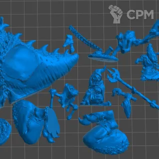 Описание картинки Squig Gobba от 3Д-Печка по цене 1 500руб | Свободный Рынок Миниатюр - СРМ