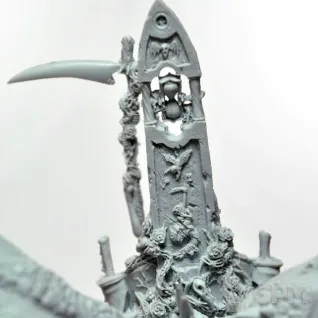 Описание картинки Elspeth von Draken on Carmine Dragon от 3Д-Печка по цене 3 000руб | Свободный Рынок Миниатюр - СРМ