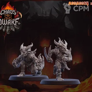 Описание картинки Magma Chaos Dwarf Team Part 1 от 3Д-Печка по цене 2 500руб | Свободный Рынок Миниатюр - СРМ