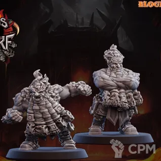 Описание картинки Magma Chaos Dwarf Team Part 1 от 3Д-Печка по цене 2 500руб | Свободный Рынок Миниатюр - СРМ
