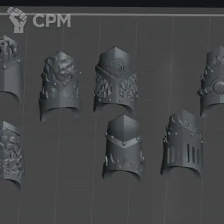 Описание картинки Поножи (Emberforge legs armor) от Северная печать по цене 40руб | Свободный Рынок Миниатюр - СРМ