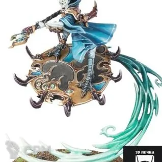 Описание картинки Magister on Disc of Tzeentch от 3Д-Печка по цене 450руб | Свободный Рынок Миниатюр - СРМ
