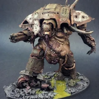 Описание картинки Chaos Knight Nurgle от 3Д-Печка по цене 3 500руб | Свободный Рынок Миниатюр - СРМ