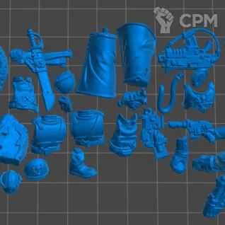 Описание картинки Cadian Castellan от 3Д-Печка по цене 300руб | Свободный Рынок Миниатюр - СРМ