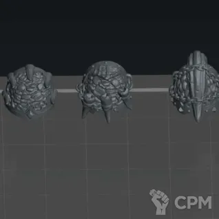 Описание картинки наплечники 1 (shoulder pads set 1) от Северная печать по цене 25руб | Свободный Рынок Миниатюр - СРМ