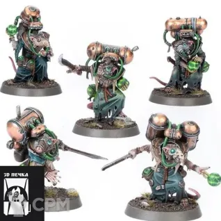 Описание картинки Acolyte Globadiers от 3Д-Печка по цене 500руб | Свободный Рынок Миниатюр - СРМ