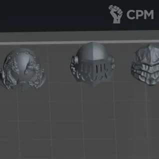 Описание картинки наплечники 4 (shoulder pads set 4) от Северная печать по цене 25руб | Свободный Рынок Миниатюр - СРМ