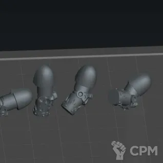 Описание картинки Руки 1 (arms SET1) от Северная печать по цене 25руб | Свободный Рынок Миниатюр - СРМ