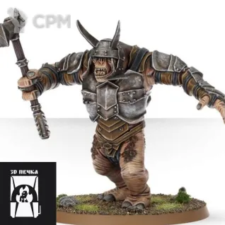Описание картинки Mordor Troll / Isengard Troll от 3Д-Печка по цене 1 000руб | Свободный Рынок Миниатюр - СРМ