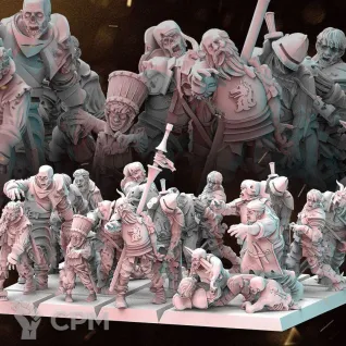 Описание картинки Human Zombies от 3Д-Печка по цене 900руб | Свободный Рынок Миниатюр - СРМ