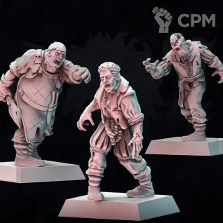 Описание картинки Human Zombies от 3Д-Печка по цене 900руб | Свободный Рынок Миниатюр - СРМ