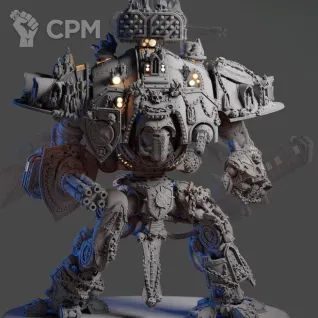 Описание картинки Knight Questoris of the Darkest Order от 3Д-Печка по цене 3 000руб | Свободный Рынок Миниатюр - СРМ
