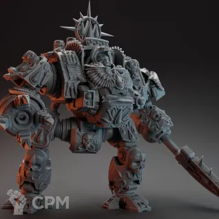 Описание картинки Blood Angels Redemptor Librarian Dreadnought от 3Д-Печка по цене 1 100руб | Свободный Рынок Миниатюр - СРМ