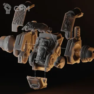 Описание картинки Death company Redemptor от 3Д-Печка по цене 1 100руб | Свободный Рынок Миниатюр - СРМ