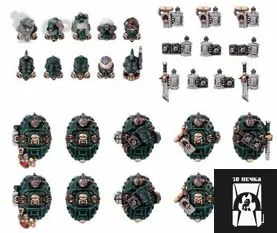 Описание картинки Van Saar Ash Wastes upgrades от 3Д-Печка по цене 300руб | Свободный Рынок Миниатюр - СРМ