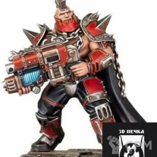 Описание картинки Axon Hammer, Outlaw Goliath House Agent от 3Д-Печка по цене 250руб | Свободный Рынок Миниатюр - СРМ
