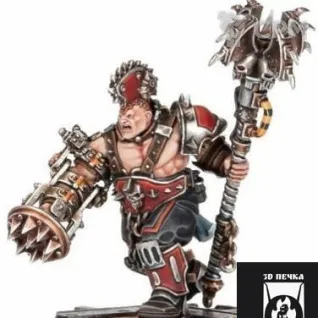 Описание картинки Durgan Kill-Fist, Outlaw Bounty Hunter от 3Д-Печка по цене 300руб | Свободный Рынок Миниатюр - СРМ