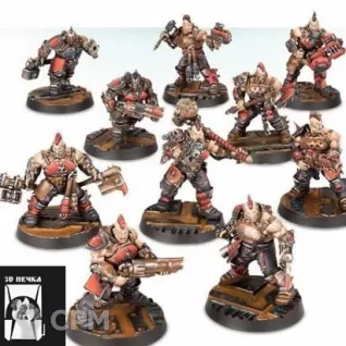Описание картинки Goliath Gang от 3Д-Печка по цене 1 200руб | Свободный Рынок Миниатюр - СРМ