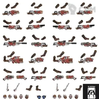 Описание картинки Delaque Weapons &amp; Upgrades от 3Д-Печка по цене 600руб | Свободный Рынок Миниатюр - СРМ
