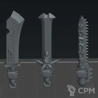 Описание картинки Мечи 2 (swords set 2) от Северная печать по цене 25руб | Свободный Рынок Миниатюр - СРМ