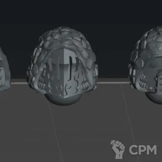 Описание картинки Шлемы 3 (Emberforge helmets set 3 ) от Северная печать по цене 25руб | Свободный Рынок Миниатюр - СРМ