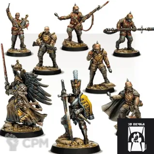 Описание картинки Prussian Stosstruppen Warband (скан) от 3Д-Печка по цене 900руб | Свободный Рынок Миниатюр - СРМ