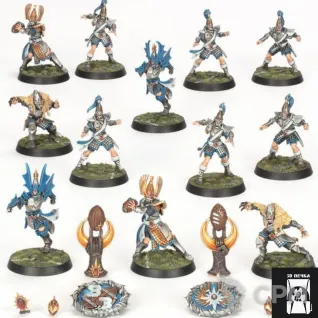 Описание картинки High Elf Blood Bowl Team: The Caledor Dragons от 3Д-Печка по цене 1 100руб | Свободный Рынок Миниатюр - СРМ