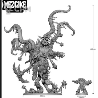 Описание картинки Mthulus, prime lord of the dredge от 3Д-Печка по цене 2 000руб | Свободный Рынок Миниатюр - СРМ