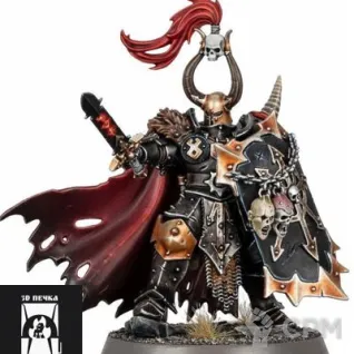 Описание картинки Exalted Hero of Chaos от 3Д-Печка по цене 300руб | Свободный Рынок Миниатюр - СРМ