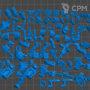 Описание картинки Orlock Master and Wreckers от 3Д-Печка по цене 1 000руб | Свободный Рынок Миниатюр - СРМ