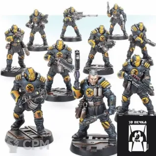 Описание картинки Palanite Enforcer Patrol от 3Д-Печка по цене 1 000руб | Свободный Рынок Миниатюр - СРМ