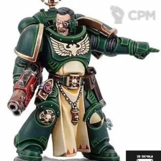 Описание картинки Sternguard Sergeant Rasmus от 3Д-Печка по цене 350руб | Свободный Рынок Миниатюр - СРМ