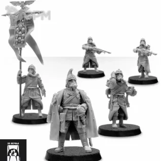 Описание картинки Death Korps of Krieg  Squad от 3Д-Печка по цене 900руб | Свободный Рынок Миниатюр - СРМ