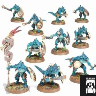 Описание картинки Saurus Warriors от 3Д-Печка по цене 1 400руб | Свободный Рынок Миниатюр - СРМ