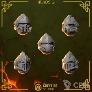 Описание картинки Salamanders Upgrade Kit. Anvil Wardens Pack 1 от 3Д-Печка по цене 3 000руб | Свободный Рынок Миниатюр - СРМ