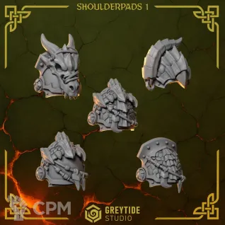 Описание картинки Salamanders Upgrade Kit. Anvil Wardens Pack 1 от 3Д-Печка по цене 3 000руб | Свободный Рынок Миниатюр - СРМ